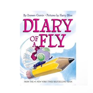 Diary of a Fly Hard Cover Book By Doreen Cronin -EUC